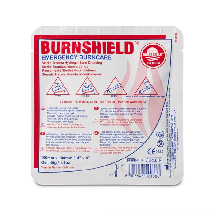 Burnshield brandwondenkompres 10 x 10cm