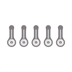 5 stuks controlestickers