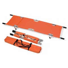 Basic brancard oranje dubbel opvouwbaar met tas