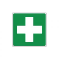 Vinylsticker met EHBO-pictogram