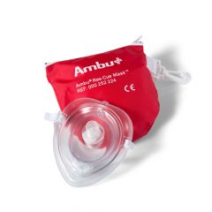 Ambu Res-cue Mask beademingsmasker in rood tasje