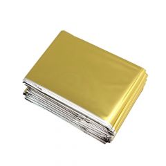Reddingsdeken goud/zilver