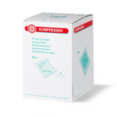 Gaaskompressen 5 x 5 cm steriel