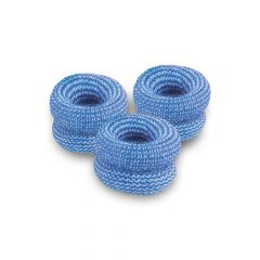 Blauwe vingerbobs