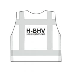 Wit H-BHV hesje achterkant