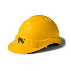 Gele veiligheidshelm BHV