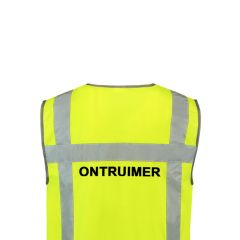 Vlamvertragend vest incl. opdruk ONTRUIMER