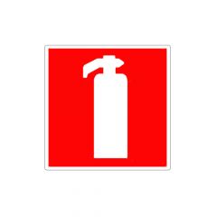 Rood pictogrambordje brandblusser