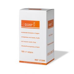 Nonwoven kompressen 10 x 10 cm steriel