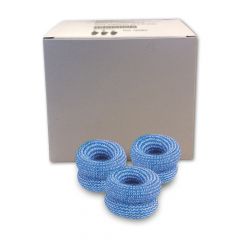 Blauwe vingerbobs