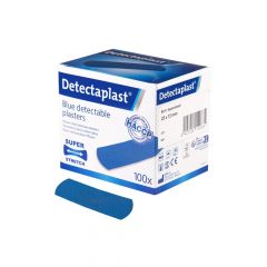 Detecteerbare pleisters textiel 25 x 72 mm