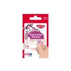 HeltiQ Pak & Plak Pleister Roze - Bo