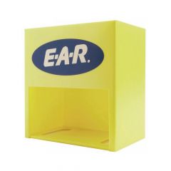 Gele kunststof wandhouder voor EAR classic oordopjes