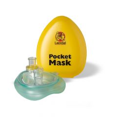 Gele pocket mask Laerdal