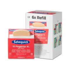 Salvequick extra grote vingertoppleisters 6454 (navulling)