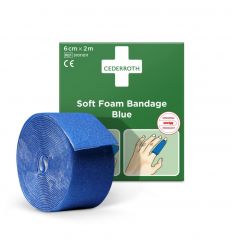 Cederroth Soft Foam Bandage 6 x 200cm Blauw