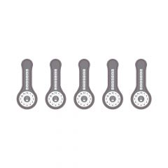 5 stuks controlestickers