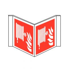Brandslang vlam pictogram panoramisch
